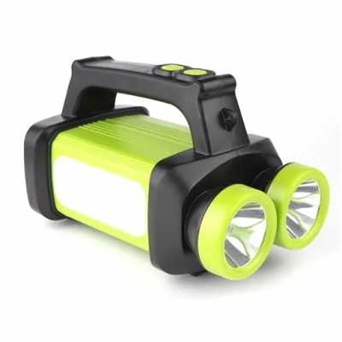 Μπλέ Διπλος Φακός Led και Φανάρι Camping 200 Lumens HX-8802A 