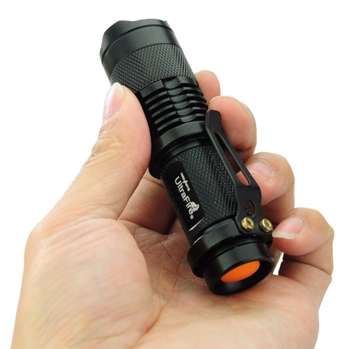 Super Mini Φακός 200 Lumens Υψηλής Φωτεινότητας CREE LED Q5 - Zoomable