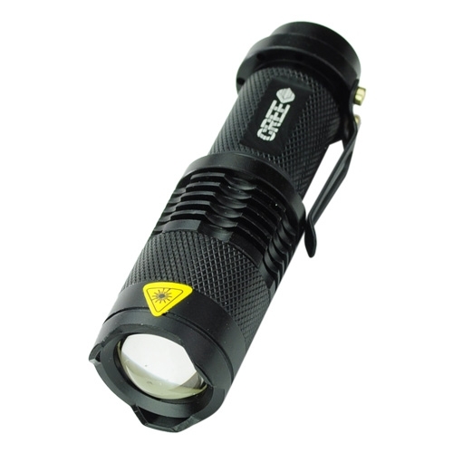 Super Mini Φακός 200 Lumens Υψηλής Φωτεινότητας CREE LED Q5 - Zoomable