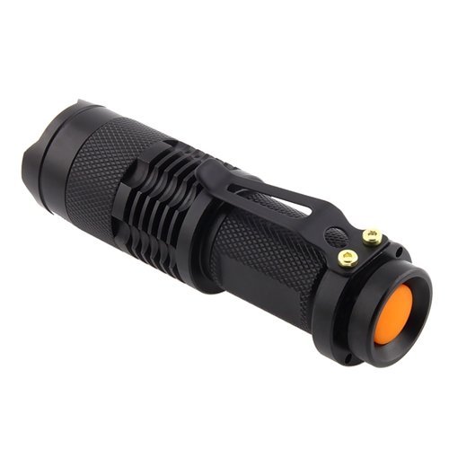 Super Mini Φακός 200 Lumens Υψηλής Φωτεινότητας CREE LED Q5 - Zoomable