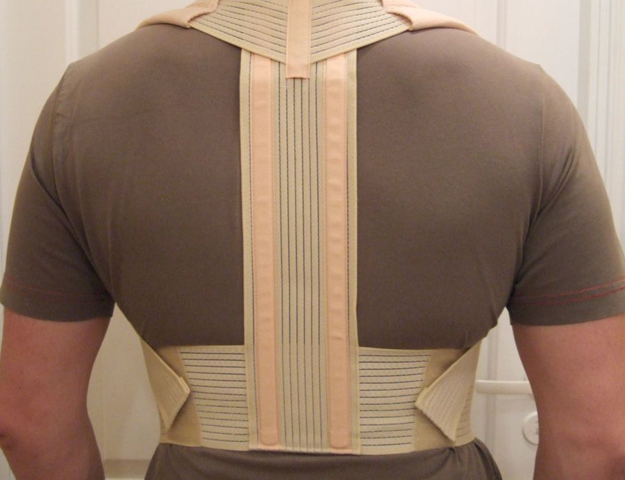 Γιλέκο Στήριξης Πλάτης με Μεταλλικές Μπανέλες Tonus Elast 1008