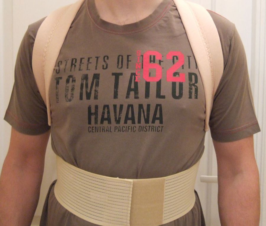 Γιλέκο Στήριξης Πλάτης με Μεταλλικές Μπανέλες Tonus Elast 1008