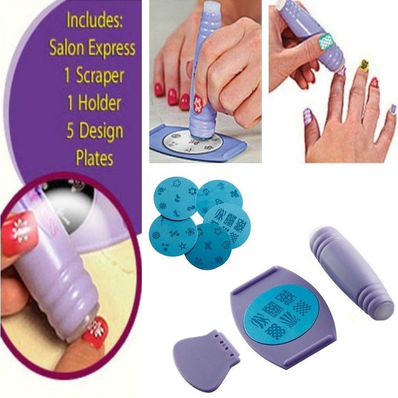 Σετ για Διακόσμηση των Νυχιών Σας Salon Express Nail Art Stamping Kit