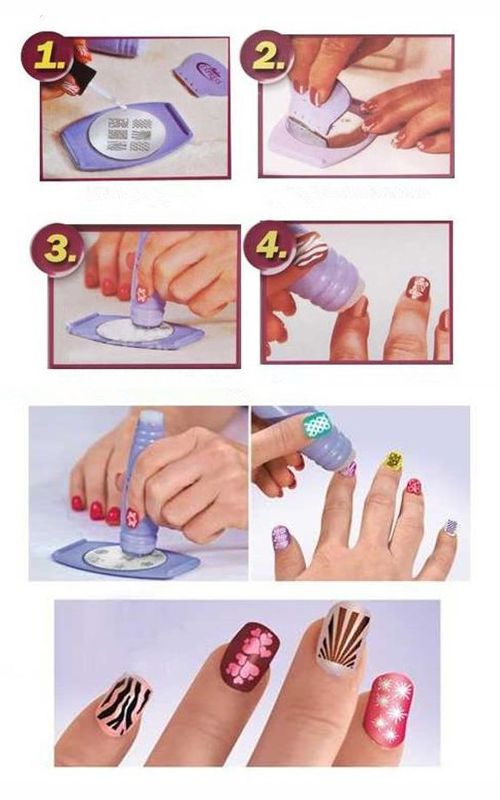 Σετ για Διακόσμηση των Νυχιών Σας Salon Express Nail Art Stamping Kit