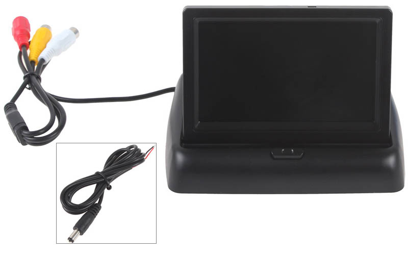 Αναδιπλούμενη Οθόνη Αυτοκινήτου TFT-LCD Monitor 4.3
