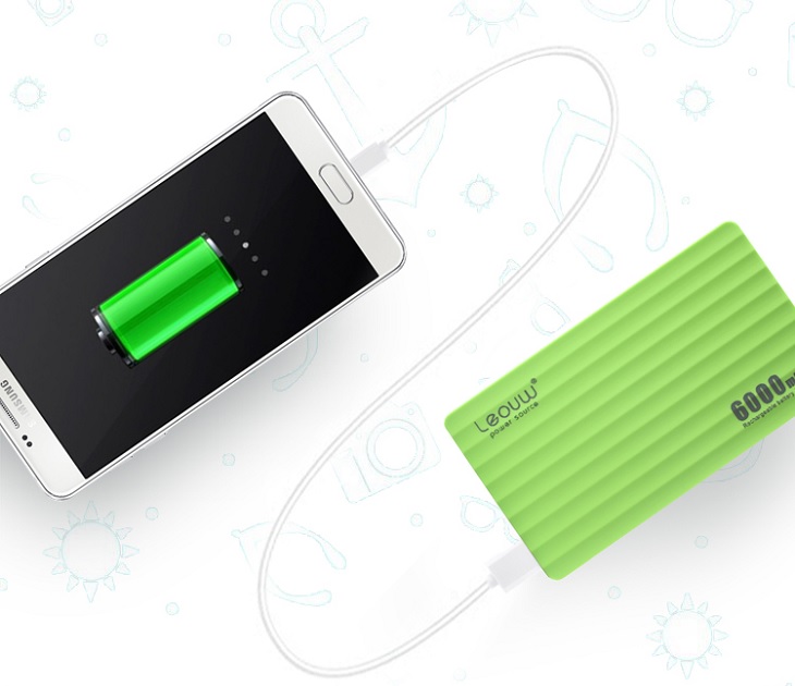 Power Βank 6000mAh για Smartphones με 2 Θύρες USB 