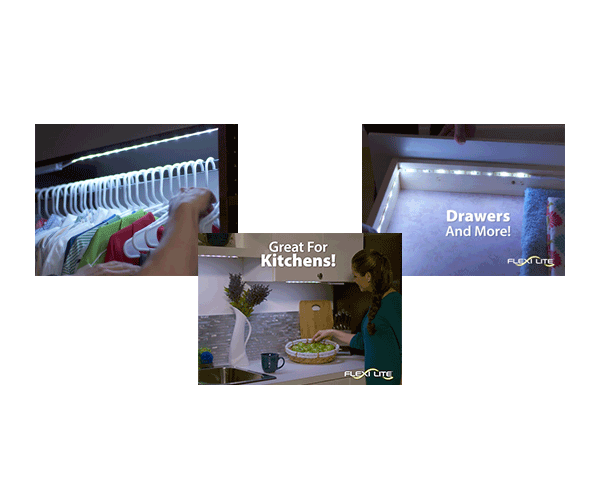 Εύκαμτα Ελαστικά Φώτα 9 LED Flexi Lites - Σετ των 2 Τεμαχίων 
