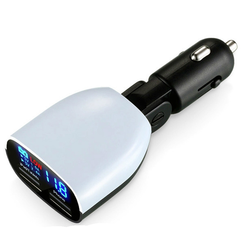 Φορτιστής Αναπτήρα Αυτοκινήτου LED DUAL USB 3.4A ΧΒΧ018