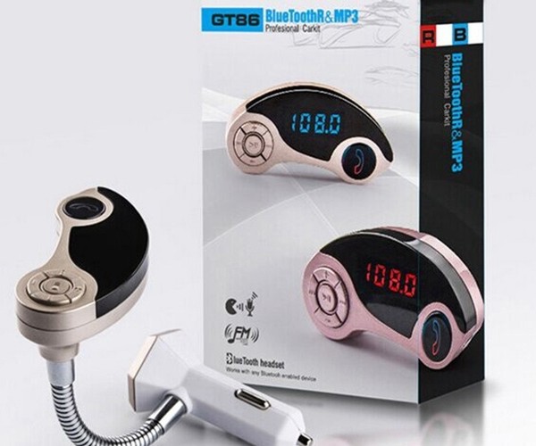 Πομπός Αυτοκινήτου Bluetooth GT86 για Μετάδοση Μουσικής και Ανοιχτή Ακρόαση