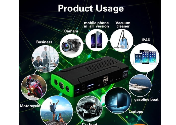 Power Bank - EPS-K10S Jump Starter 5,12,16,19V - Φορτίζει Κινητό και Αυτοκίνητο