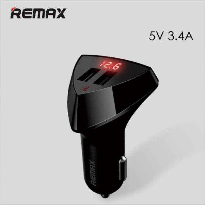 Φορτιστής Αυτοκινήτου 2 USB PORT 3.4A REMAX 