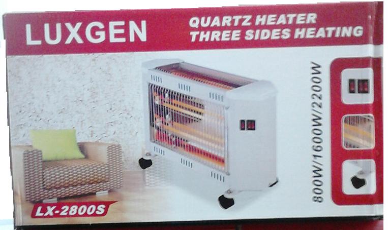 Σόμπα Ηλεκτρική Χαλαζία 2200W Luxgen LX-2800S
