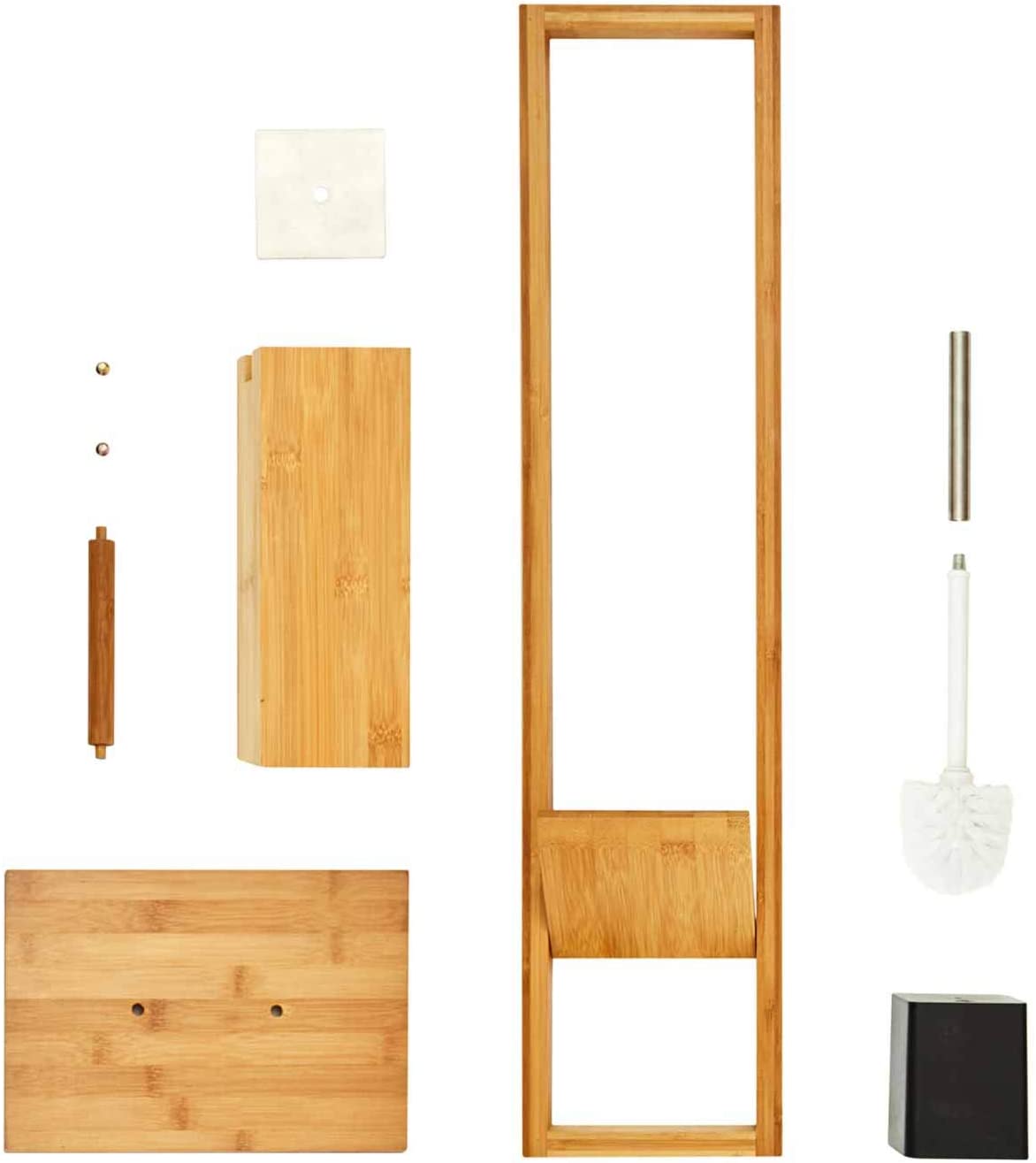 Αξεσουάρ Βάση Οργάνωσης Τουαλέτας - Μπάνιου από Μπαμπού με Βάση για Κρέμαση Χαρτιού & Πιγκάλ Αξεσουάρ Βάση Οργάνωσης Τουαλέτας - Μπάνιου από Μπαμπού με Βάση για Κρέμαση Χαρτιού & Πιγκάλ