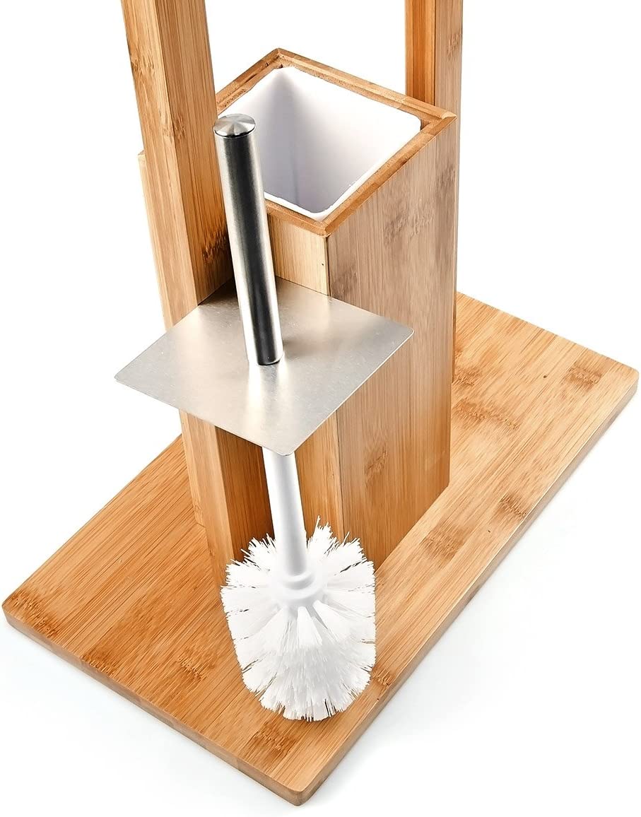 Αξεσουάρ Βάση Οργάνωσης Τουαλέτας - Μπάνιου από Μπαμπού με Βάση για Κρέμαση Χαρτιού & Πιγκάλ Αξεσουάρ Βάση Οργάνωσης Τουαλέτας - Μπάνιου από Μπαμπού με Βάση για Κρέμαση Χαρτιού & Πιγκάλ