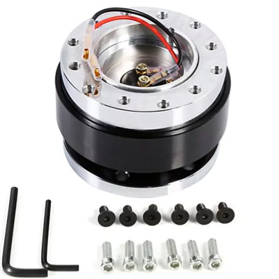 Αποσπώμενος Κώνος Τιμονιού με Μηχανισμό Ball-Lock & Fast Detach για Αγωνιστικά Αυτοκίνητα - Μαύρο Αποσπώμενος Κώνος Τιμονιού με Μηχανισμό Ball-Lock & Fast Detach για Αγωνιστικά Αυτοκίνητα - Μαύρο