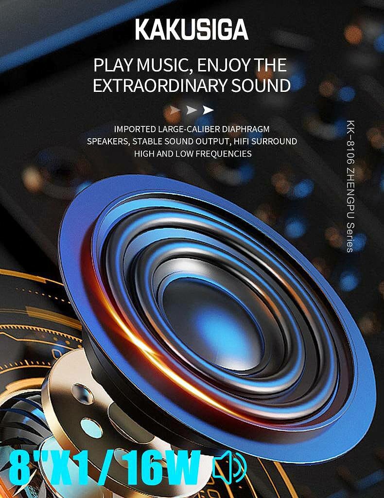 Ασύρματο Φορητό Ηχείο Bluetooth 16W με Ενσωματωμένο Μικρόφωνο και RGB Φωτισμό Ασύρματο Φορητό Ηχείο Bluetooth 16W με Ενσωματωμένο Μικρόφωνο και RGB Φωτισμό