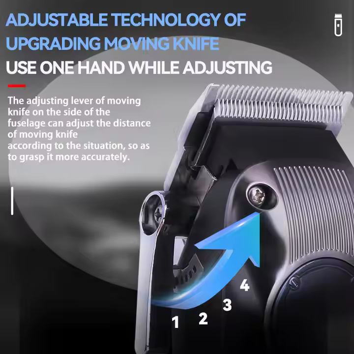 Kemei Επαναφορτιζόμενη Κουρευτική Μηχανή με Οθόνη LCD Kemei Επαναφορτιζόμενη Κουρευτική Μηχανή με Οθόνη LCD