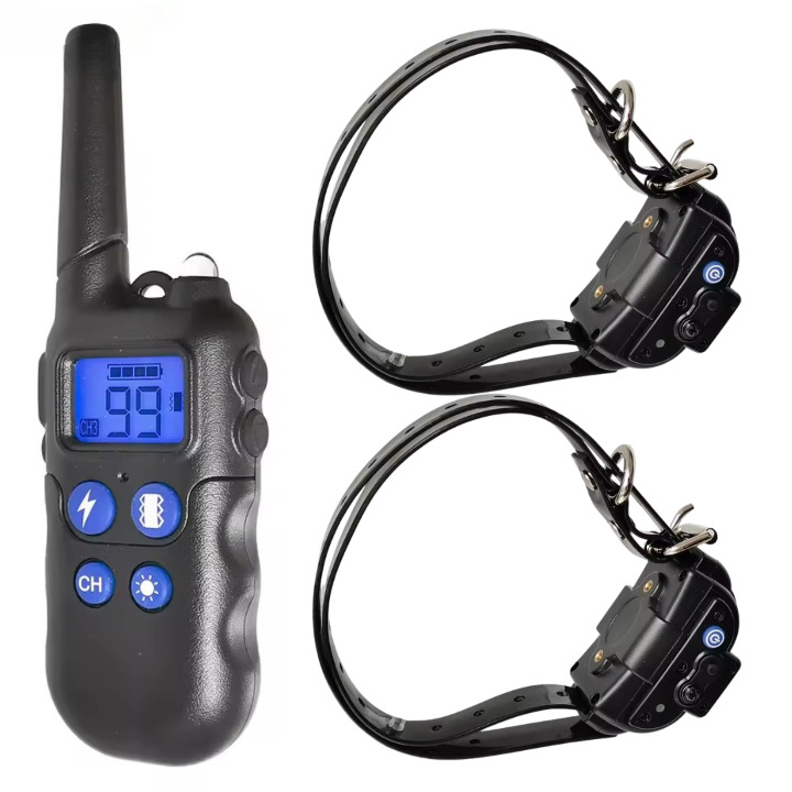 Αδιάβροχο Επαναφορτιζόμενο Ηλεκτρικό Κολάρο Εκπαίδευσης Σκύλου με 4 Λειτουργίες & Walkie Talkie με Εμβέλεια έως 2000m Αδιάβροχο Επαναφορτιζόμενο Ηλεκτρικό Κολάρο Εκπαίδευσης Σκύλου με 4 Λειτουργίες & Walkie Talkie με Εμβέλεια έως 2000m