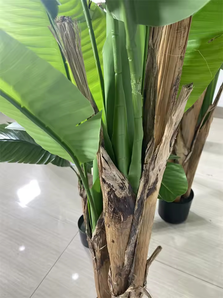 190cm Τεχνητό Διακοσμητικό Δέντρο Μπανανιάς με 3 Κορμούς σε Γλάστρα 190cm Τεχνητό Διακοσμητικό Δέντρο Μπανανιάς με 3 Κορμούς σε Γλάστρα