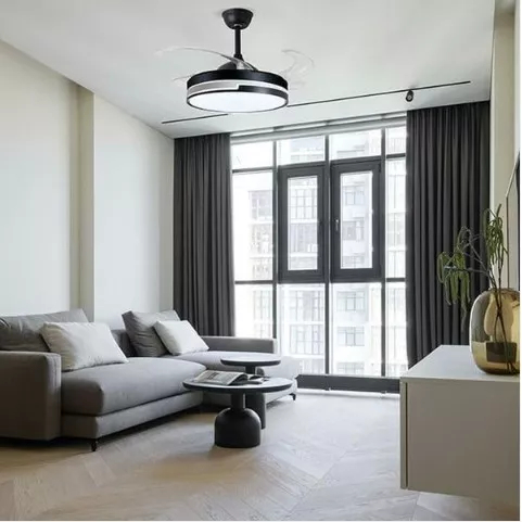 Ανεμιστήρας Οροφής 48” 120W με Φωτισμό & Τηλεχειριστήριο - Μαύρο  Ανεμιστήρας Οροφής 48” 120W με Φωτισμό & Τηλεχειριστήριο - Μαύρο