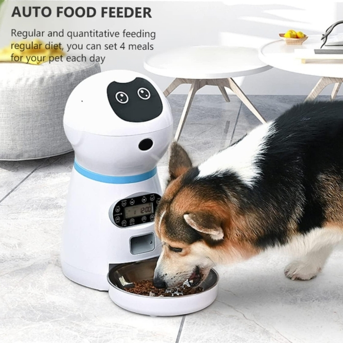 Αυτόματη Ταΐστρα για Σκύλους & Γάτες 3.5L με Οθόνη & Φωνητική Ειδοποίηση Αυτόματη Ταΐστρα για Σκύλους & Γάτες 3.5L με Οθόνη & Φωνητική Ειδοποίηση