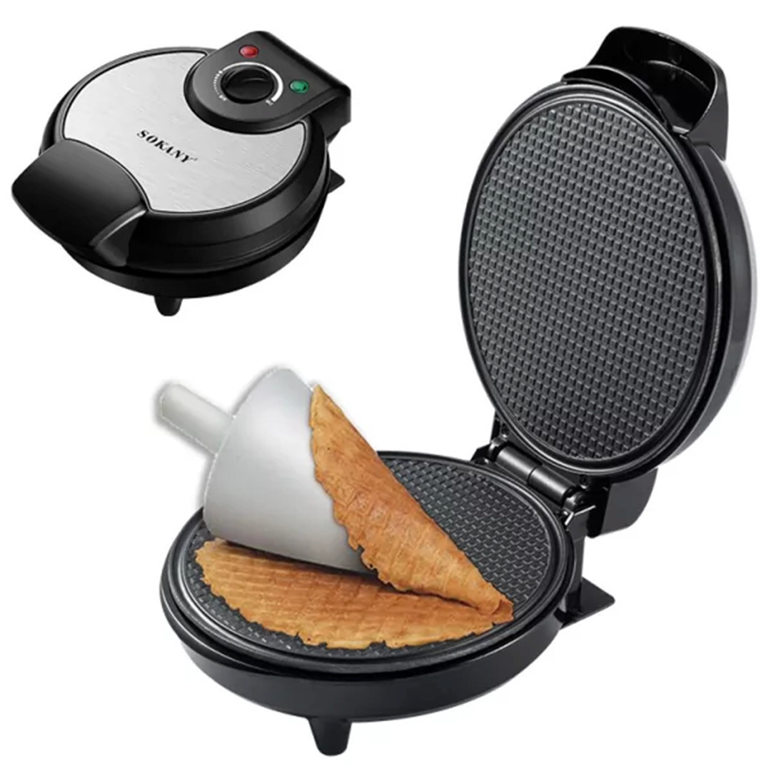 Συσκευή για Χωνάκι Παγωτού με Αντικολλητική Επίστρωση 1200W - Sokany Συσκευή για Χωνάκι Παγωτού με Αντικολλητική Επίστρωση 1200W - Sokany