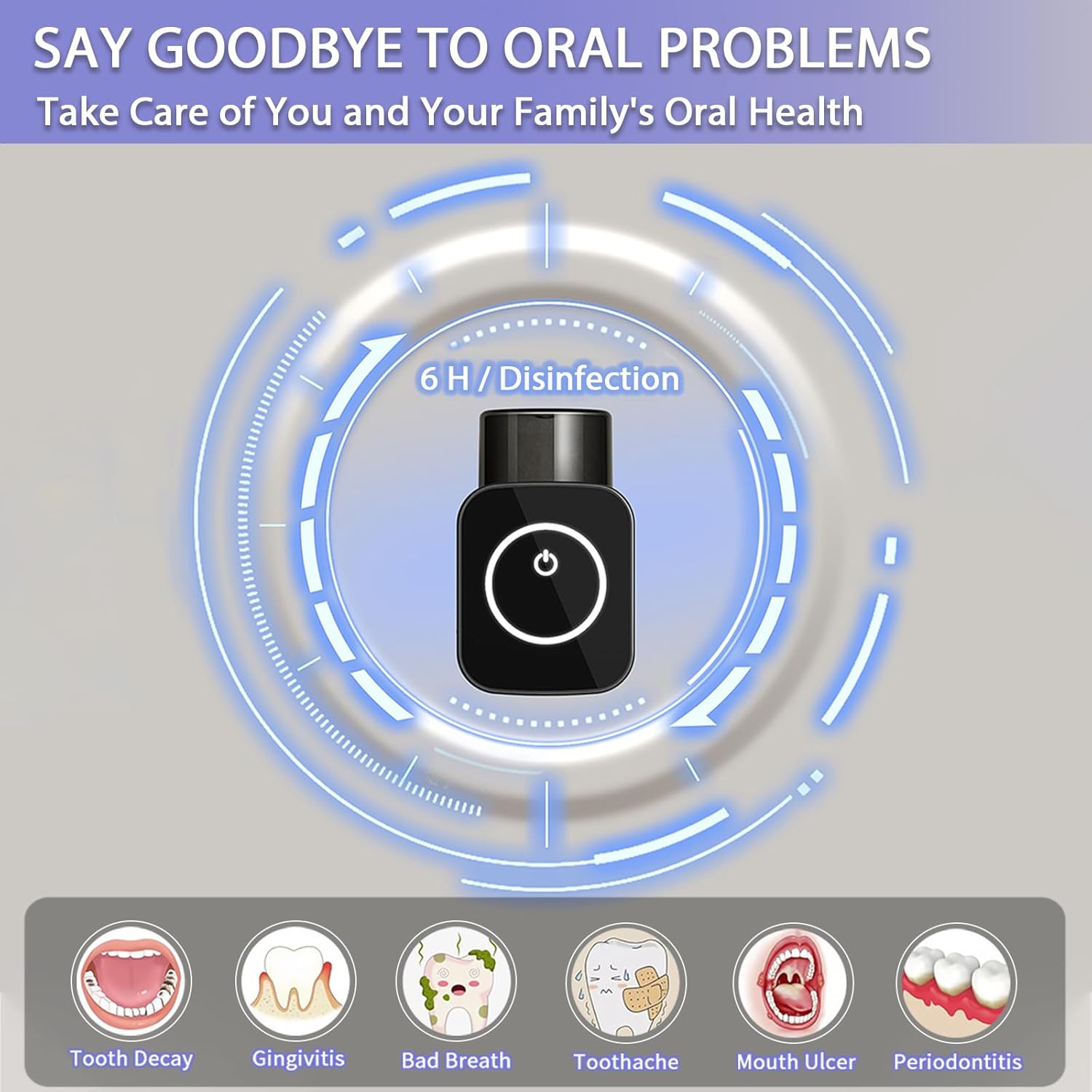 Μίνι Αποστειρωτής Οδοντόβουρτσας Μίνι Αποστειρωτής Οδοντόβουρτσας