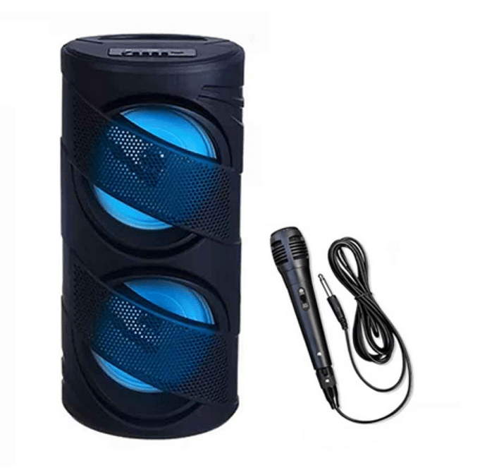 Ασύρματο Φορητό Bluetooth Ηχείο με Ενσύρματο Μικρόφωνο USB/SD/AUX και Μπαταρία 1200mAh Ασύρματο Φορητό Bluetooth Ηχείο με Ενσύρματο Μικρόφωνο USB/SD/AUX και Μπαταρία 1200mAh