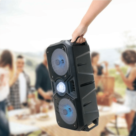 Φορητό Ηχείο Bluetooth 6.5” Εξωτερικού Χώρου Karaoke με Μικρόφωνο και LED RGB Φωτισμό /BT/FM/TF/USB Φορητό Ηχείο Bluetooth 6.5” Εξωτερικού Χώρου Karaoke με Μικρόφωνο και LED RGB Φωτισμό /BT/FM/TF/USB