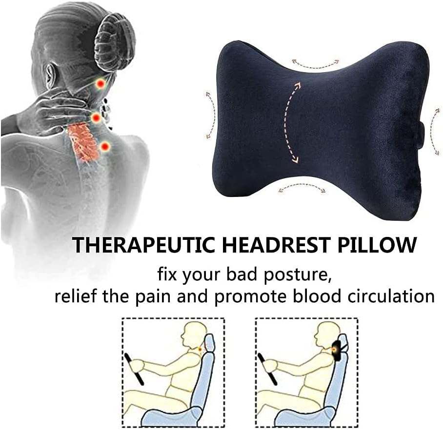 Μαξιλάρι Προσκέφαλου Καθίσματος Αυτοκινήτου 16 x 24cm 2 τμχ – Μαύρο Μαξιλάρι Προσκέφαλου Καθίσματος Αυτοκινήτου 16 x 24cm 2 τμχ – Μαύρο