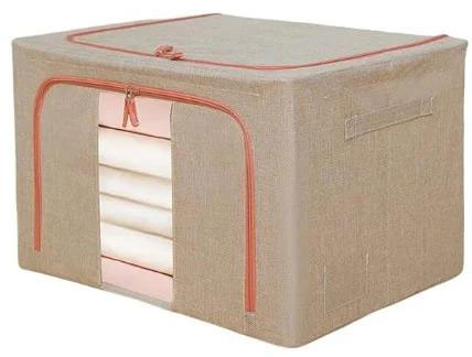 Πτυσσόμενο Υφασμάτινο Κουτί Αποθήκευσης - Οργάνωσης Γενικής Χρήσης με Χερούλι & Φερμουάρ 100L Πτυσσόμενο Υφασμάτινο Κουτί Αποθήκευσης - Οργάνωσης Γενικής Χρήσης με Χερούλι & Φερμουάρ 100L