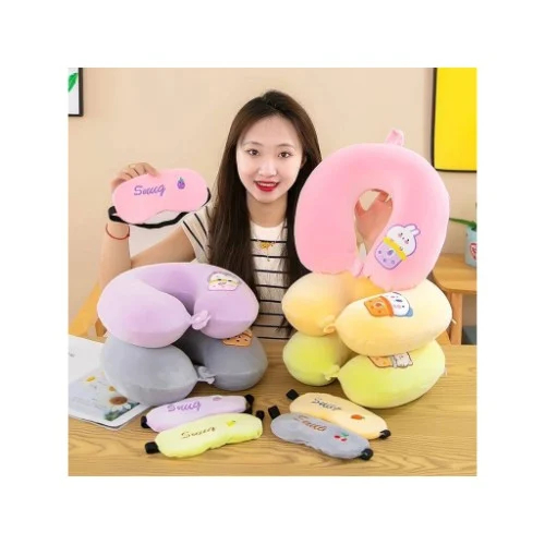 Μαξιλάρι Ταξιδιού U με Μάσκα Ύπνου – Άνεση και Υποστήριξη στον Αυχένα Μαξιλάρι Ταξιδιού U με Μάσκα Ύπνου – Άνεση και Υποστήριξη στον Αυχένα