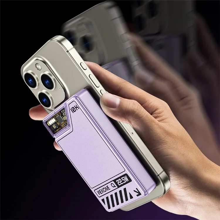 Power Bank Γρήγορης Φόρτισης & Μαγνητικής Φόρτισης 10000mAh 15W με 1 Θύρα Type-C & 1 Θύρα USB- Wekome Power Bank Γρήγορης Φόρτισης & Μαγνητικής Φόρτισης 10000mAh 15W με 1 Θύρα Type-C & 1 Θύρα USB- Wekome