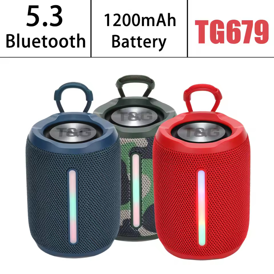 Mini Φορητό Ασύρματο Ηχείο Bluetooth με Θύρες USB, Type-C, AUX & TF  Mini Φορητό Ασύρματο Ηχείο Bluetooth με Θύρες USB, Type-C, AUX & TF