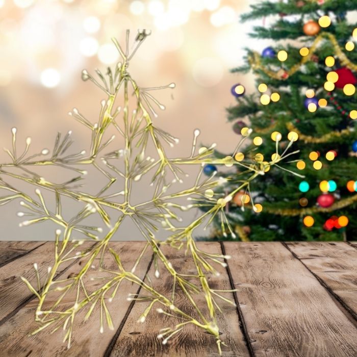 Χριστουγεννιάτικο Διακοσμητικό Αστέρι με 205 LED 60cm Χριστουγεννιάτικο Διακοσμητικό Αστέρι με 205 LED 60cm