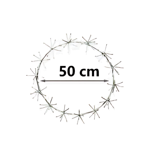 Χριστουγεννιάτικο Διακοσμητικό Στεφάνι με 120 LED 50cm Χριστουγεννιάτικο Διακοσμητικό Στεφάνι με 120 LED 50cm