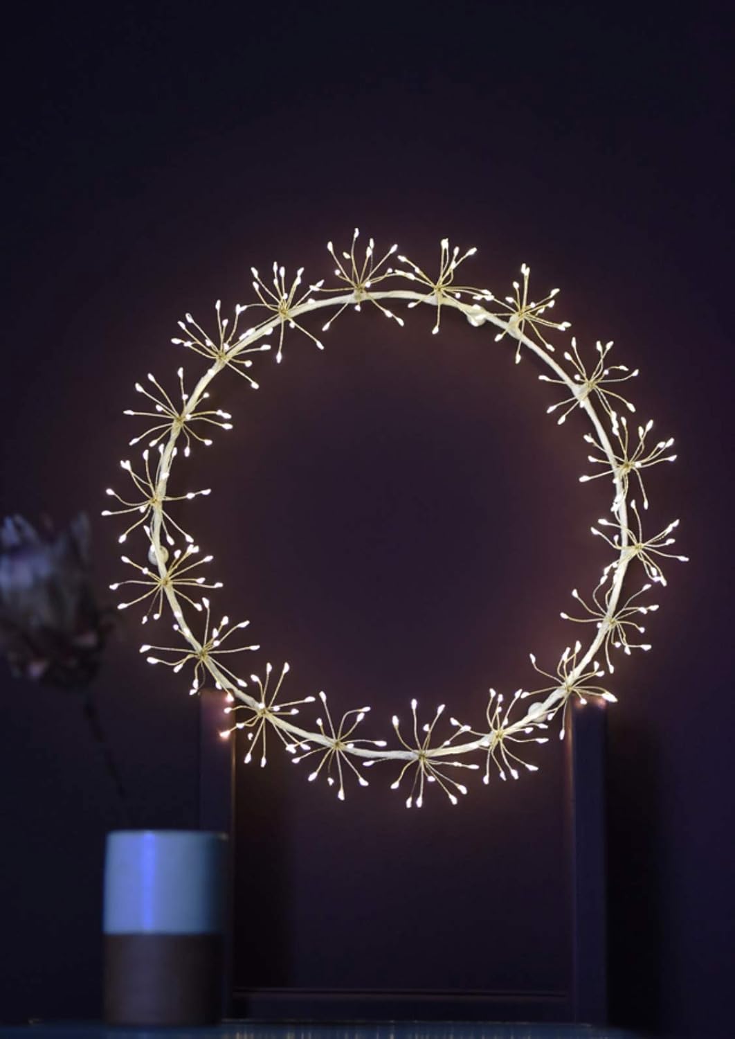 Χριστουγεννιάτικο Διακοσμητικό Στεφάνι με 120 LED 50cm Χριστουγεννιάτικο Διακοσμητικό Στεφάνι με 120 LED 50cm