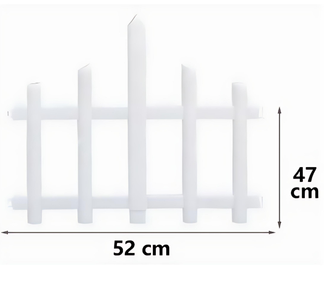 Χριστουγεννιάτικος Διακοσμητικός Φράχτης με 150 LED Θερμού Λευκού Φωτισμού 52 x 47cm & Καλώδιο 3m, IP44 Χριστουγεννιάτικος Διακοσμητικός Φράχτης με 150 LED Θερμού Λευκού Φωτισμού 52 x 47cm & Καλώδιο 3m, IP44