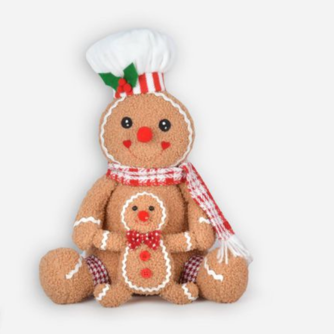 Χριστουγεννιάτικη Κούκλα Gingerbread Σεφ 24×30.5cm Χριστουγεννιάτικη Κούκλα Gingerbread Σεφ 24×30.5cm
