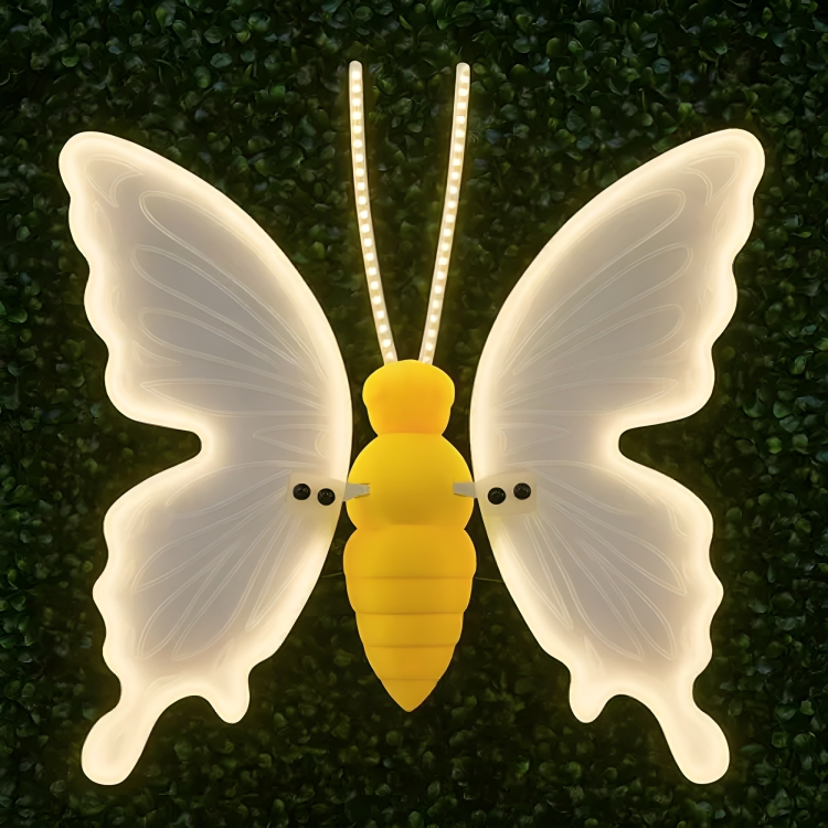 Φωτιζόμενη Διακοσμητική Πεταλούδα LED Θερμού Φωτισμού 45x40 cm με Κίνηση Φωτιζόμενη Διακοσμητική Πεταλούδα LED Θερμού Φωτισμού 45x40 cm με Κίνηση