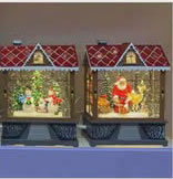 Χριστουγεννιάτικο Μαγικό Σπιτάκι με Φωτισμό LED και Κίνηση Χιονιού 20.5cm Χριστουγεννιάτικο Μαγικό Σπιτάκι με Φωτισμό LED και Κίνηση Χιονιού 20.5cm