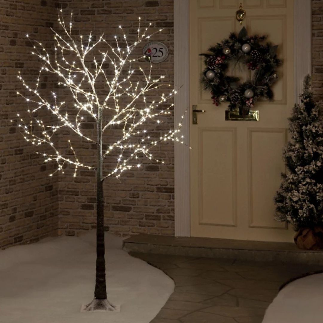 Χριστουγεννιάτικο Διακοσμητικό Φωτιζόμενο Δέντρο με 480 LED Λευκού Θερμού Φωτισμού 150cm Χριστουγεννιάτικο Διακοσμητικό Φωτιζόμενο Δέντρο με 480 LED Λευκού Θερμού Φωτισμού 150cm