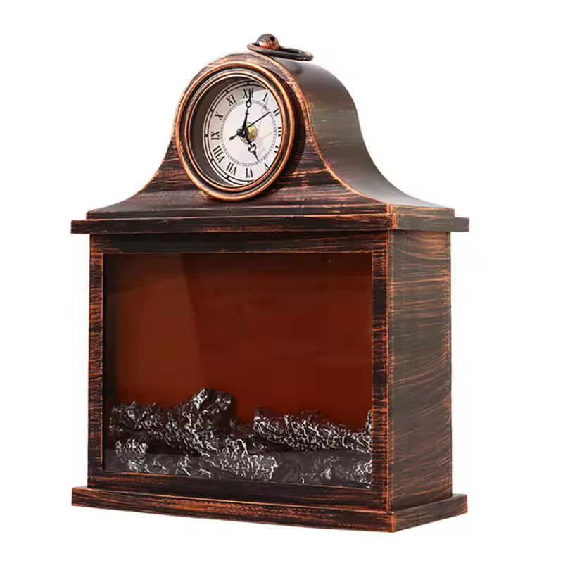 Διακοσμητικό Φωτιστικό Τζάκι LED με Εφέ Φλόγας & Ρολόι 30x36cm Διακοσμητικό Φωτιστικό Τζάκι LED με Εφέ Φλόγας & Ρολόι 30x36cm