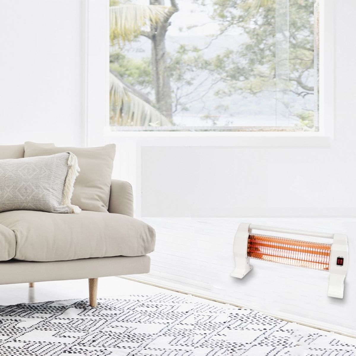 Σόμπα Χαλαζία 1200W Με 3 Ρυθμίσεις Ισχύος Και Λαβή Μεταφοράς Σόμπα Χαλαζία 1200W Με 3 Ρυθμίσεις Ισχύος Και Λαβή Μεταφοράς