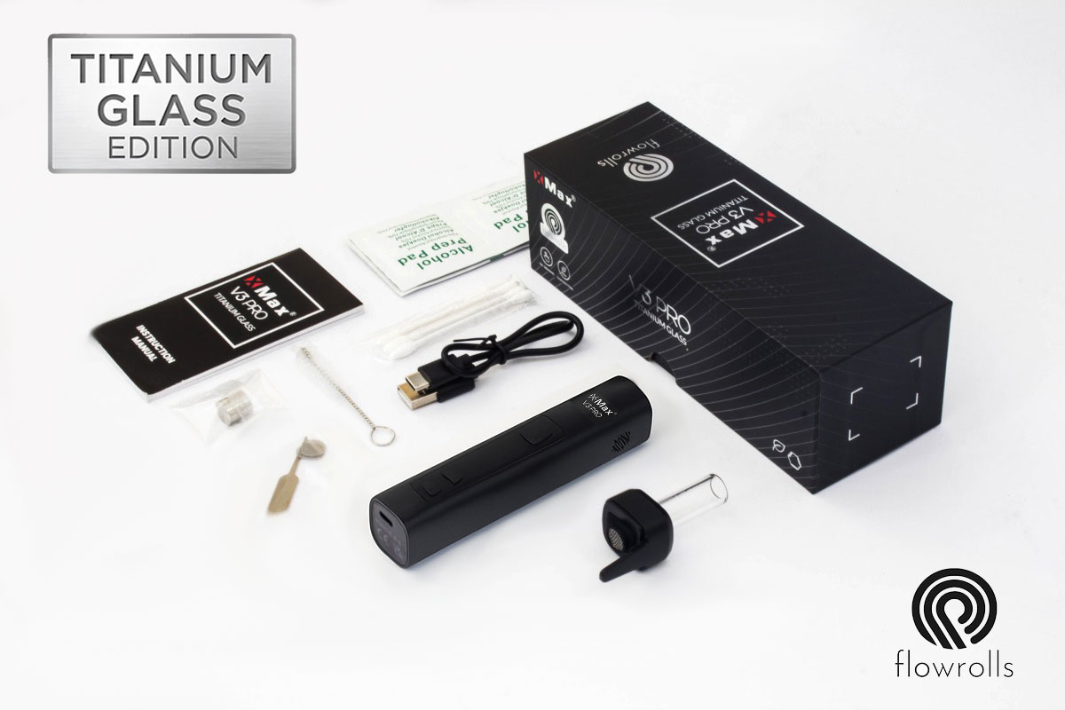 XMax V3 Pro Titanium Glass Edition – Αναβαθμισμένος Ατμοποιητής Ξηρών Βοτάνων με Θάλαμο Τιτανίου & Γυάλινο Επιστόμιο XMax V3 Pro Titanium Glass Edition – Αναβαθμισμένος Ατμοποιητής Ξηρών Βοτάνων με Θάλαμο Τιτανίου & Γυάλινο Επιστόμιο