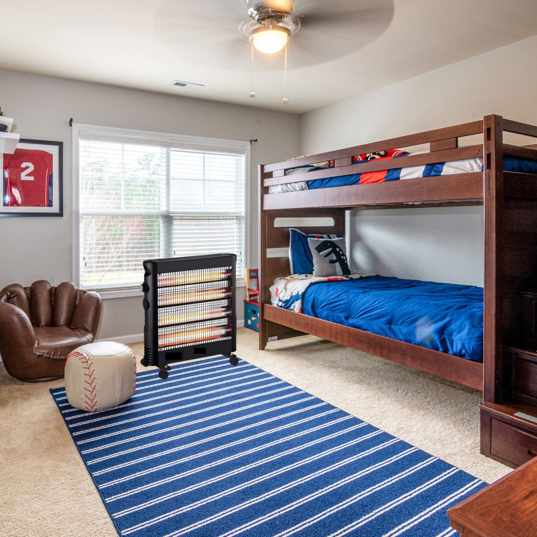 Σόμπα Χαλαζία 2400W με 4 Λαμπτήρες και Θερμοστάτη Luxgen Σόμπα Χαλαζία 2400W με 4 Λαμπτήρες και Θερμοστάτη Luxgen