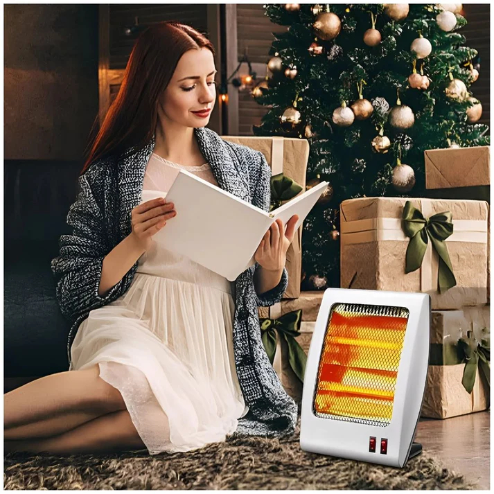 Φορητή Σόμπα Χαλαζία 800W με 2 Ταχύτητες και Προστασία Υπερθέρμανσης Φορητή Σόμπα Χαλαζία 800W με 2 Ταχύτητες και Προστασία Υπερθέρμανσης