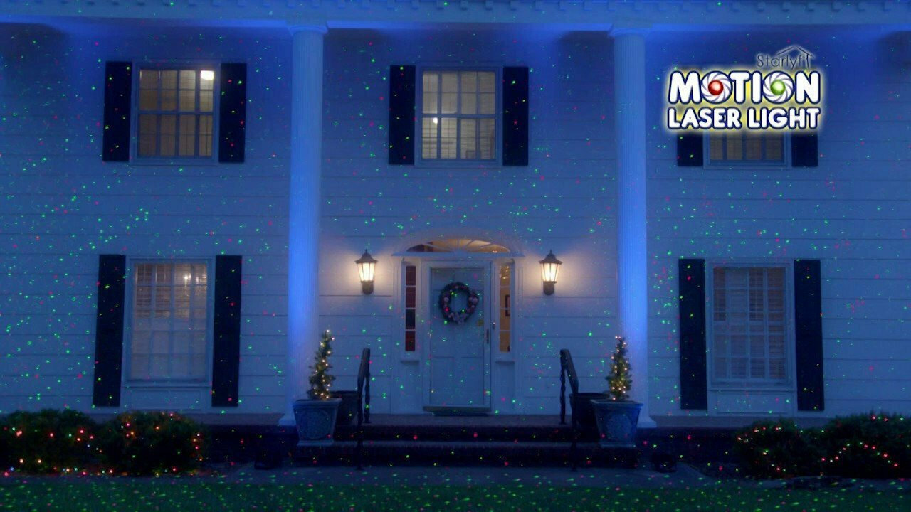 Χριστουγεννιάτικος Laser Προβολέας Εξωτερικού Χώρου Κόκκινος – Πράσινος με Προστασία IP44 και Διπλή Λειτουργία Φωτισμού Χριστουγεννιάτικος Laser Προβολέας Εξωτερικού Χώρου Κόκκινος – Πράσινος με Προστασία IP44 και Διπλή Λειτουργία Φωτισμού