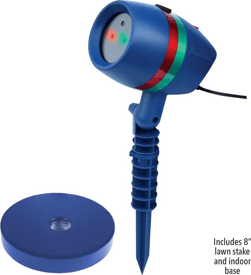 Χριστουγεννιάτικος Laser Προβολέας Εξωτερικού Χώρου Κόκκινος – Πράσινος με Προστασία IP44 και Διπλή Λειτουργία Φωτισμού Χριστουγεννιάτικος Laser Προβολέας Εξωτερικού Χώρου Κόκκινος – Πράσινος με Προστασία IP44 και Διπλή Λειτουργία Φωτισμού