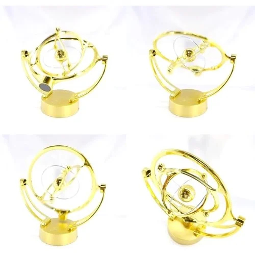 Περιστρεφόμενο Μαγνητικό Διακοσμητικό Κίνησης Μεταλλικό Χρυσό – Αέναη Κίνηση Περιστρεφόμενο Μαγνητικό Διακοσμητικό Κίνησης Μεταλλικό Χρυσό – Αέναη Κίνηση